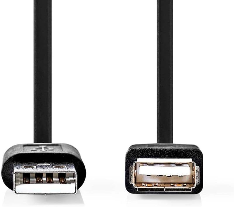 NEDIS USB Cable, USB-A Male to USB-A Female Extension Cable - 1.0m - Image 2