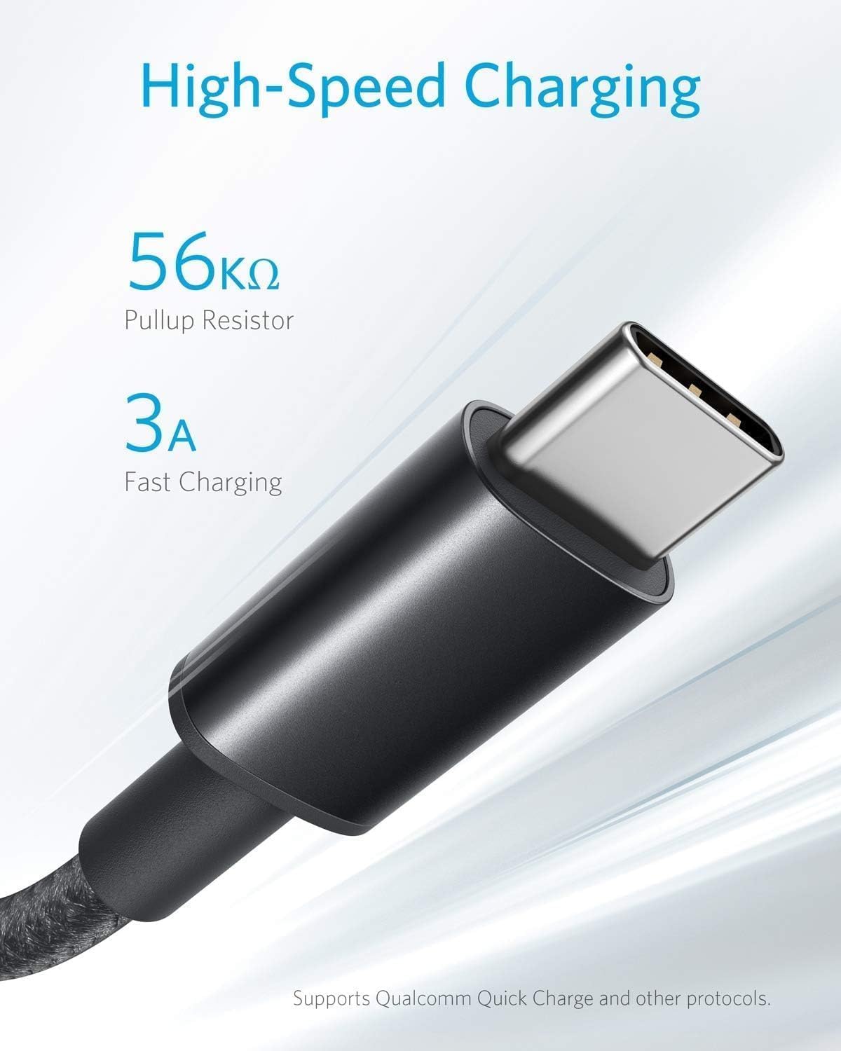 Anker USB C Charger Cable, 2-Pack 3 ft (0.9 m) USB to USB C Cable, USB A to USB C Braided Phone Charger Cable for iPhone 17/16/15, iPad Pro, Samsung Galaxy, MacBook Pro,and More - Image 3