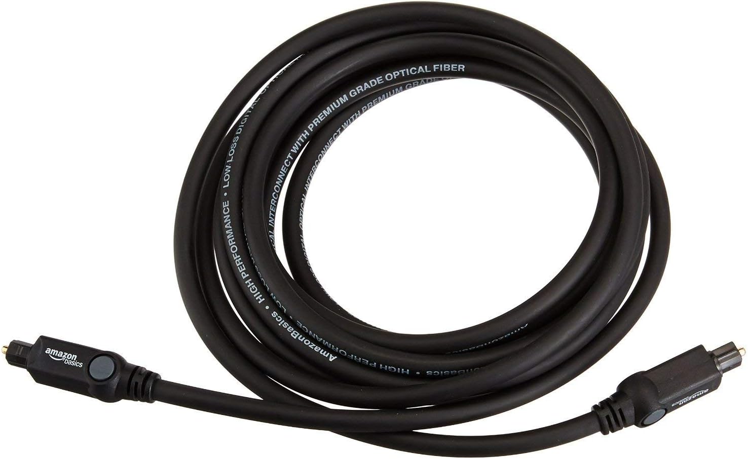 Amazon Basics Toslink Digital Optical Audio Cable, Multi-Channel, for Audio System, Sound Bar, Home Theatre, Gold-Plated Connectors, 3 m, Black - Image 8