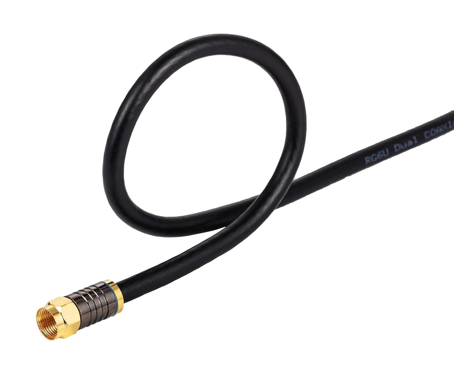 Cables Direct Online 3M Black RG6 Coax Cable Dual Shield Outdoor/Indoor Coaxial BNC Extension Wire For Satellite Dish Cable TV Antenna - Image 5