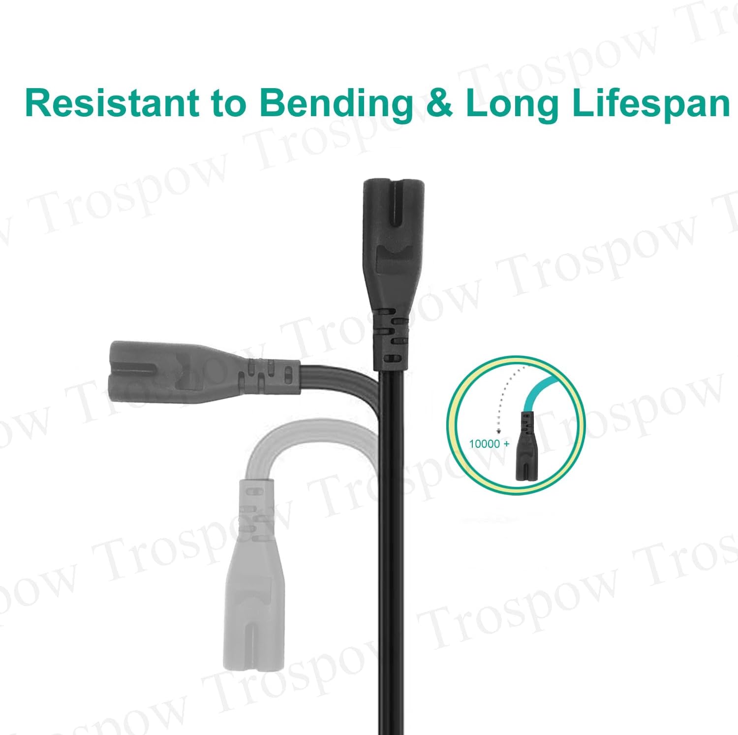 Figure 8 Power Cord Replacement for Xbox One S X AC Cable Lead - Image 4