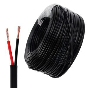 Flat 2 Core Twin Red/Black Copper C...