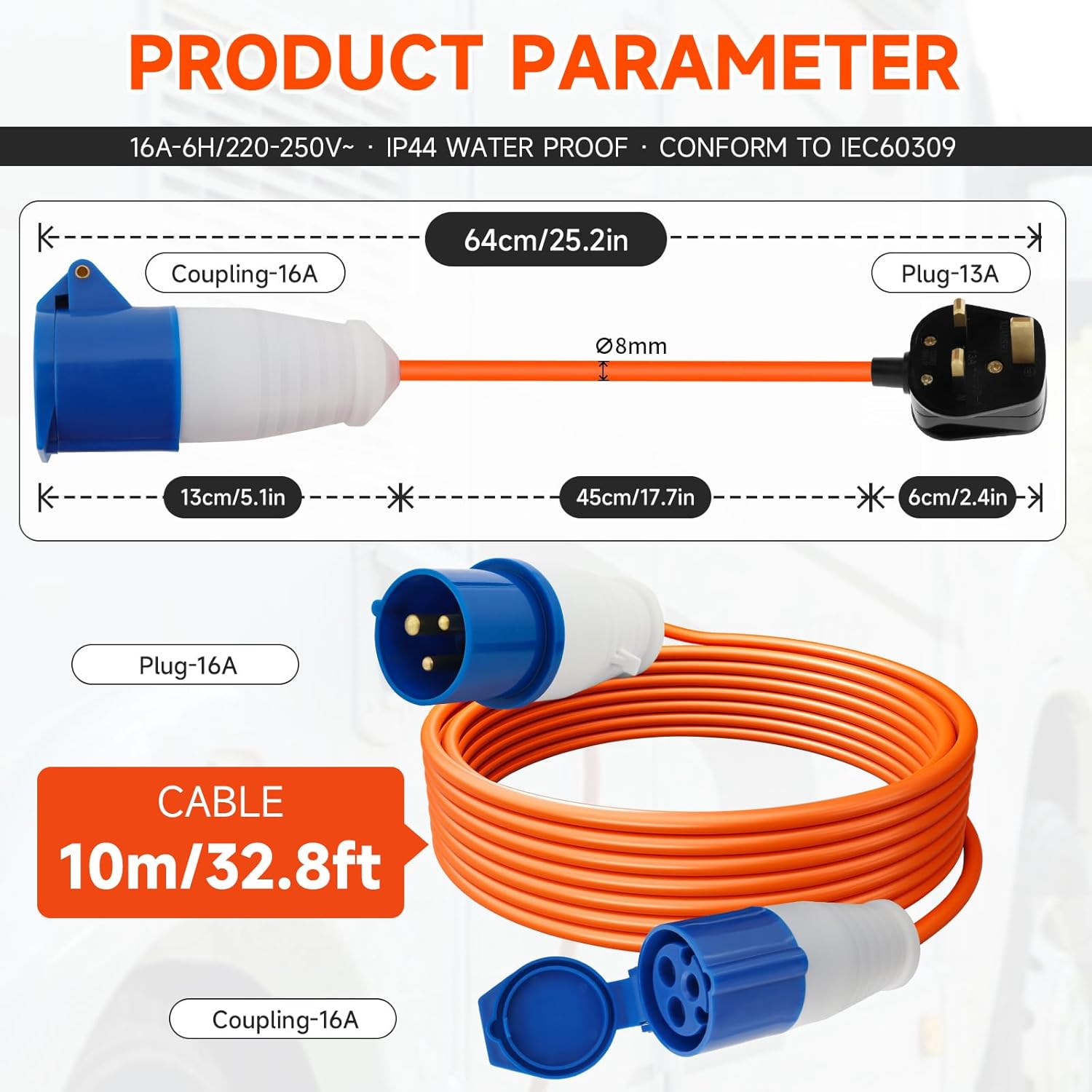 Caravan Hook Up Cable