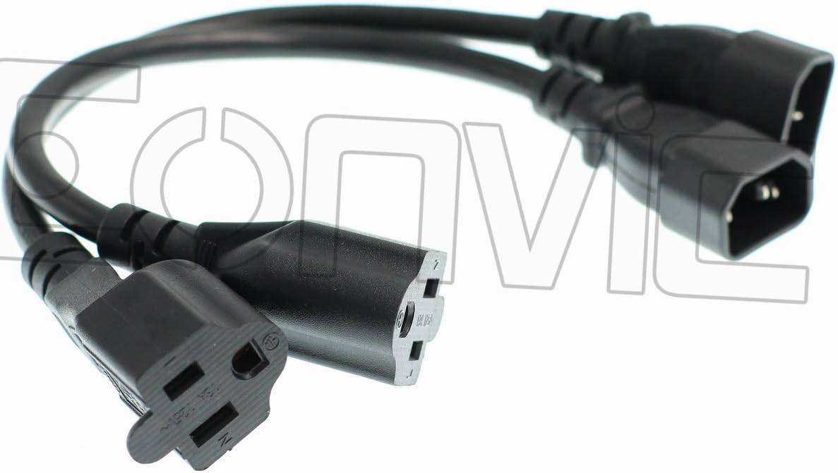 Eonvic 2pcs Power Cable