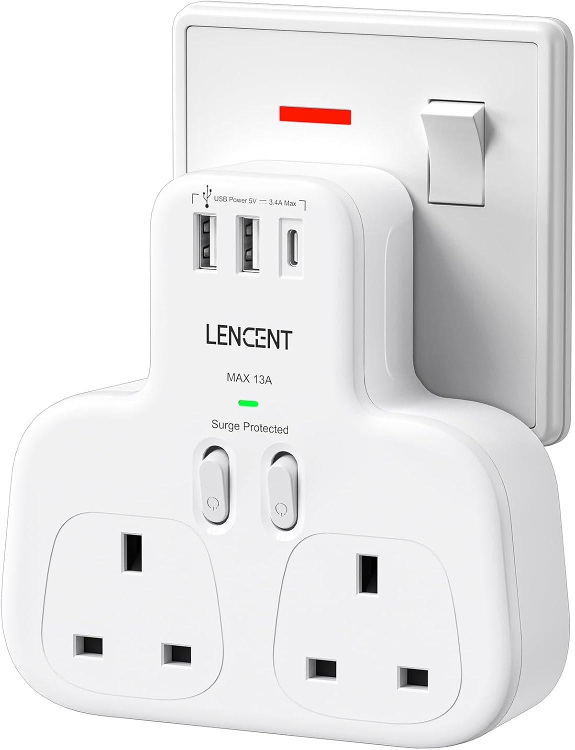 Lencent Double Power Cable