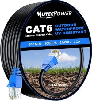 Mutecpower Cat6 Ethernet Cable