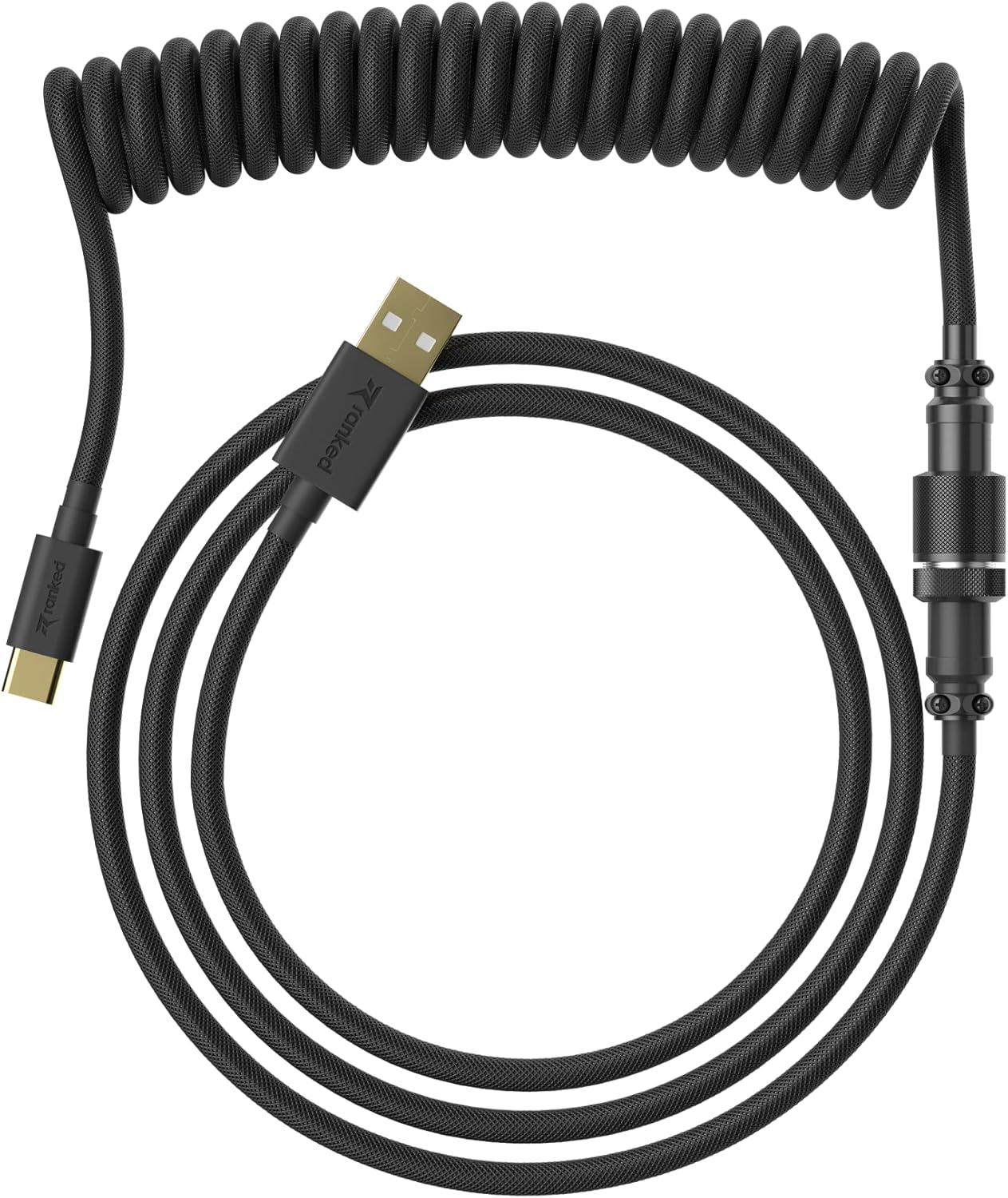 Ranked Coiled Keyboard Cable