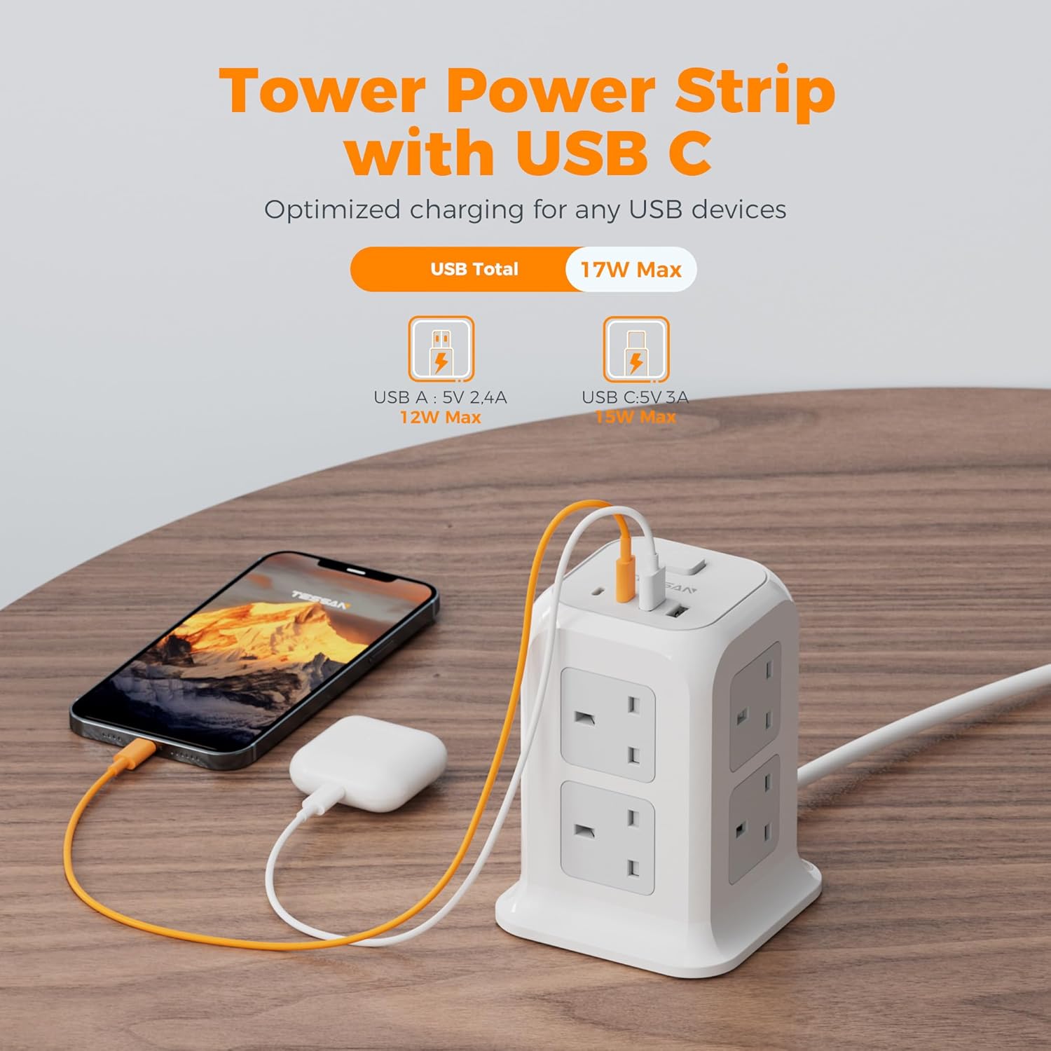Tower Extension Lead USB