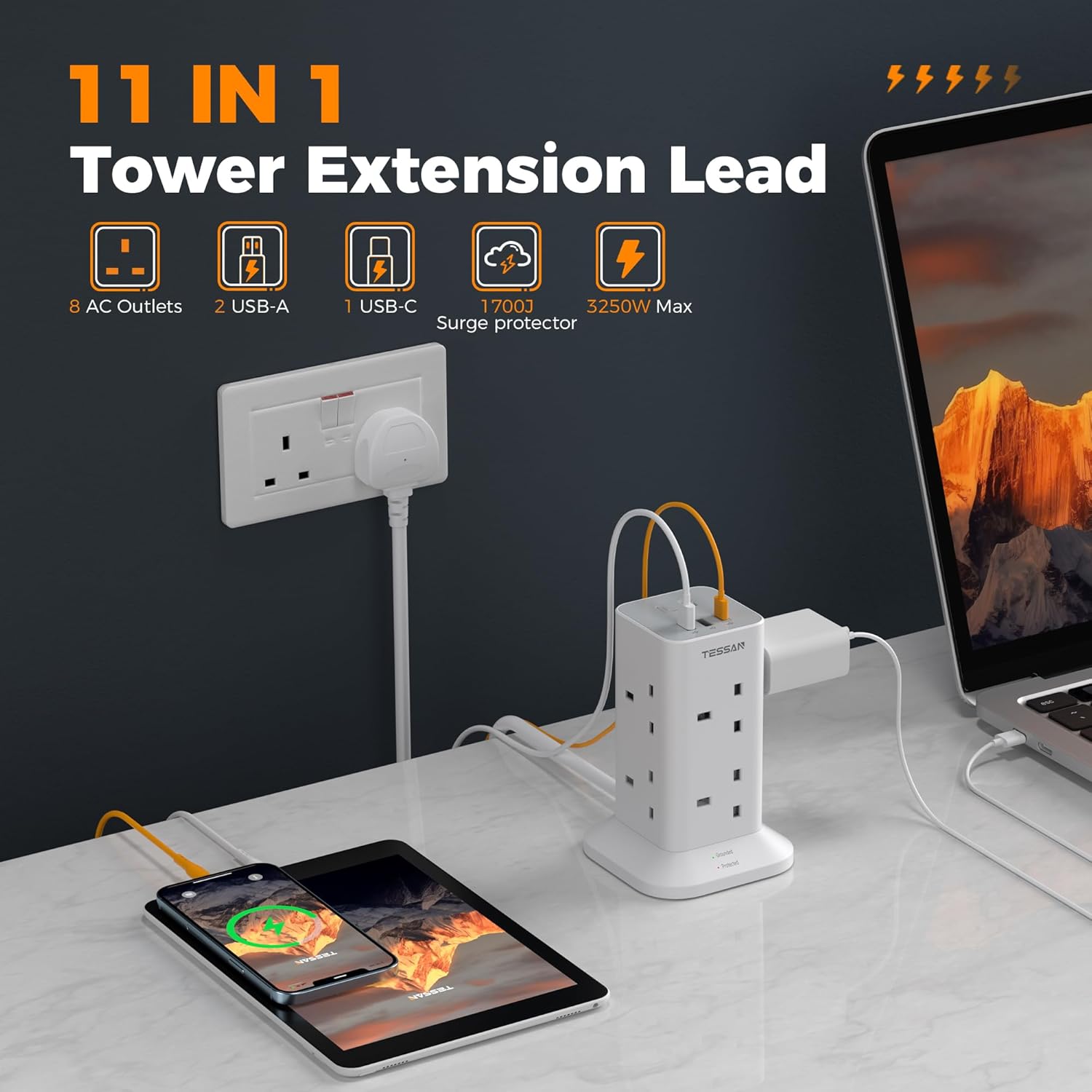 Tower Extension Lead USB