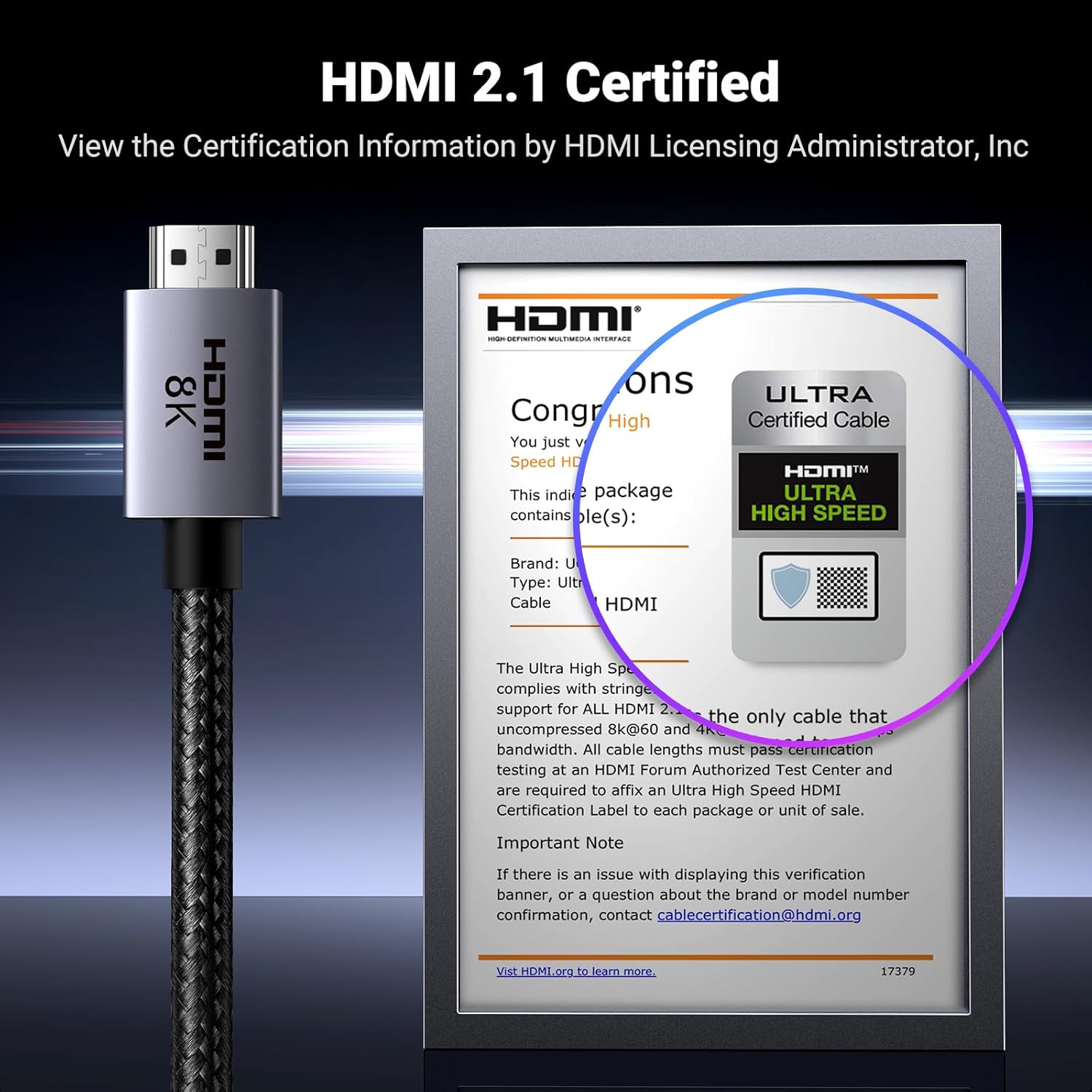Ugreen 8k HDMI Cable