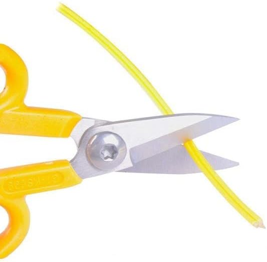 CHB Precision Kevlar Scissors Fibre Optic Cable Cutters Strand Shears Heavy Duty Super Sharp Hand Tool Twisted Pair CAT5 CAT6 Coax Stainless Steal Snips - Image 5