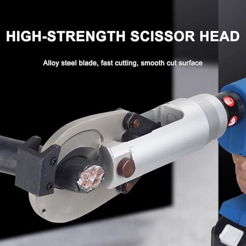 Electric Hydraulic Cable Cutter - Portable Wire Cutting Tool for Copper, Aluminum, and Armored Cables - Efficient and Lightweight Cable Cutting Kit - Image 4