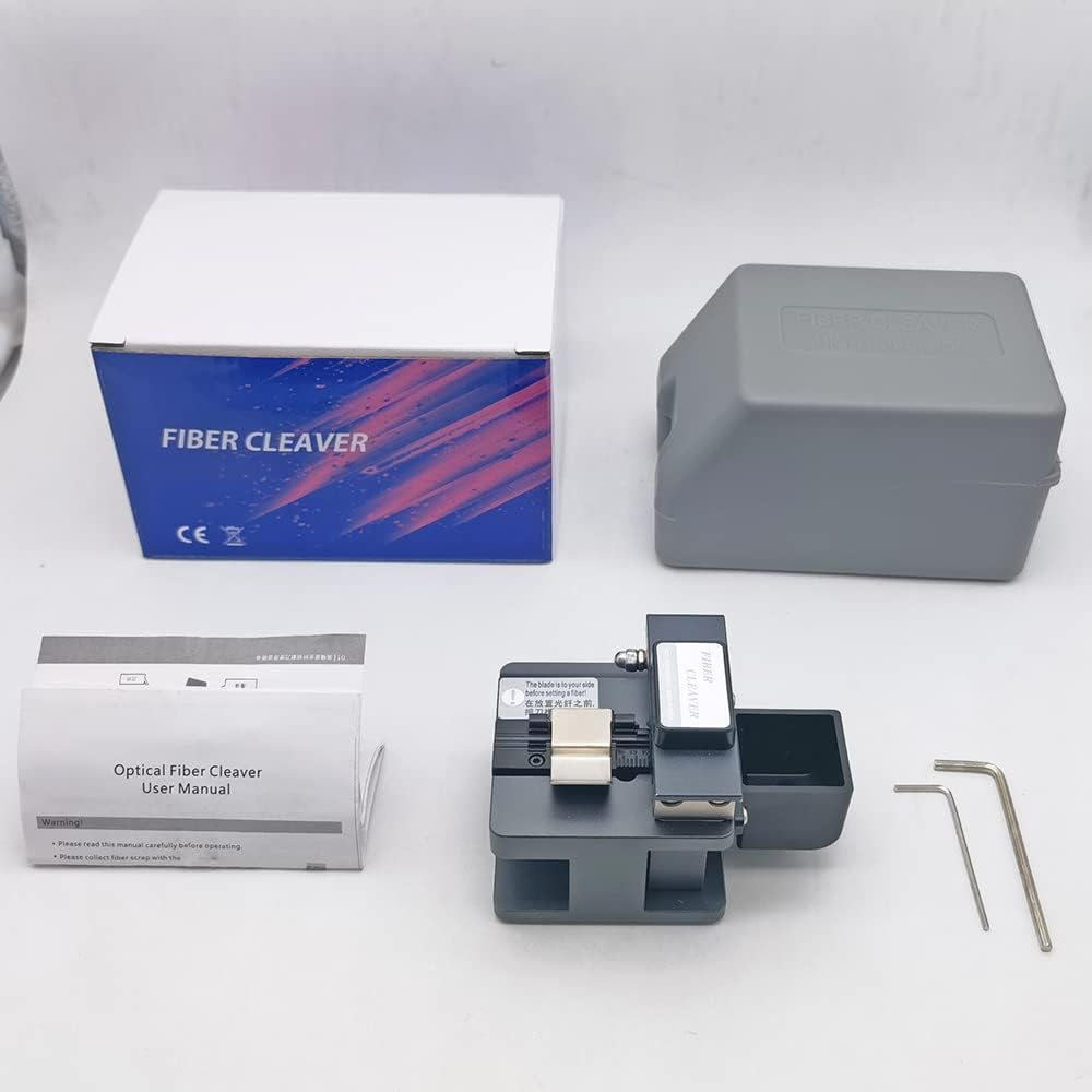 TM20 Fiber Cleaver with 24 Cleaving Spots by Precision CNC Machining, Optical Fiber Cutter Tool with 3 in 1 Fixture and Automatic Rebound Slider Rail - Image 9