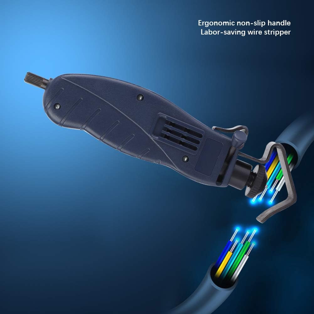 Stripping Plier,Coaxial Stripper,Cable Sheath Stripper,Portable Handheld Coaxial Stripper Wire Cable Stripping Cutter Terminal Stripping Tool,Suitable for Large Cable Sizes,Coaxial Tool Series - Image 7