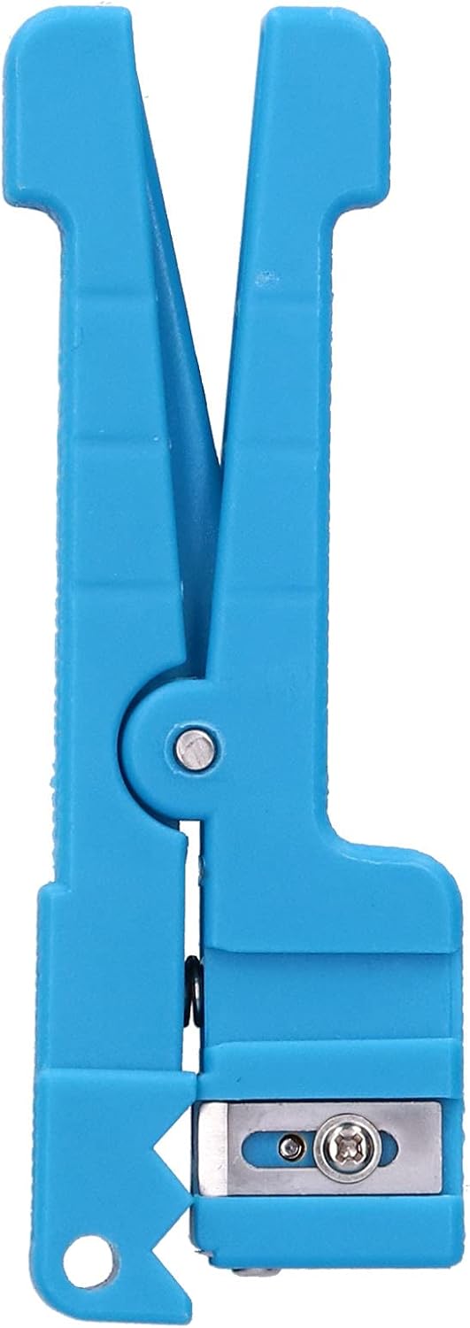 Cable Stripper Fiber Optic Coaxial Wire Tube Cutting Stripping Tool Blade Straight Arc Cutter Crimper - for and - Image 2