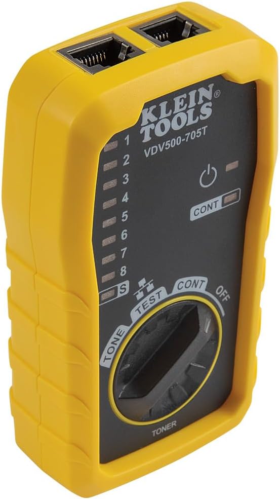 Klein Tools VDV500-705 Tone Generator and Probe Kit, Wire Tracer and Tester with Probe Includes Alligator Clips and RJ11 / RJ12 / RJ45 Plug - Image 12