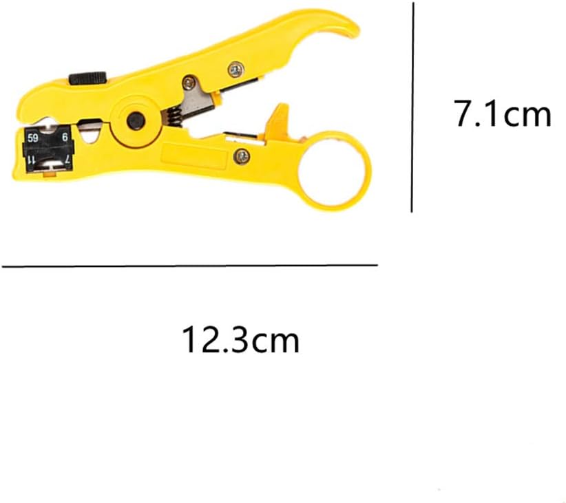 Wire Stripping Tool for Coax and Data Cable Cable Stripper for UTP Cat5 Cat6 Cable Stripper - Image 2