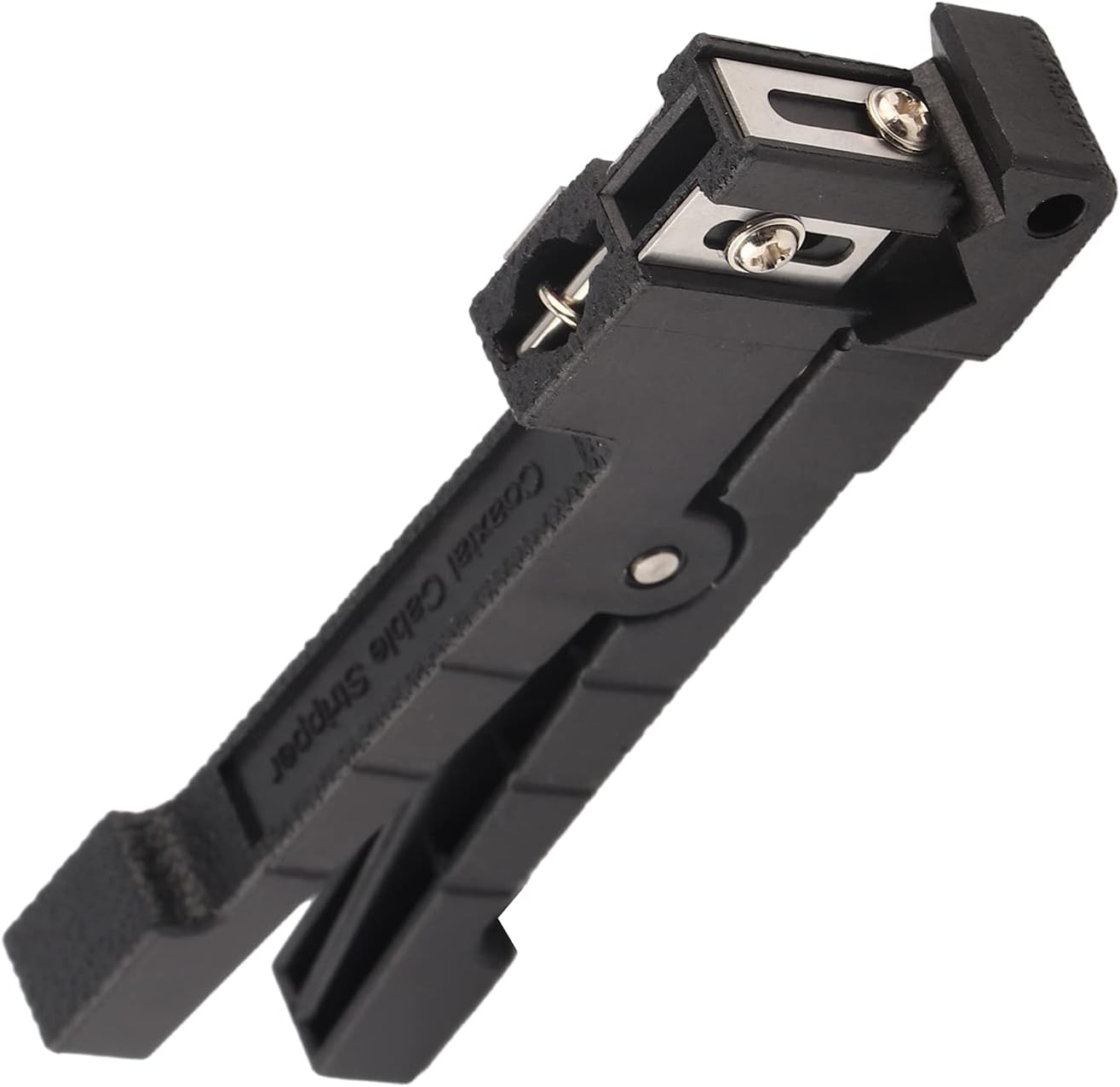 Optical Fiber Strippers Professional Precision Cable Sheath Peeling Tool with Adjustable Blade Depth for Electricians Technicians Black Plastic Metal 3.5 Inch - Image 2