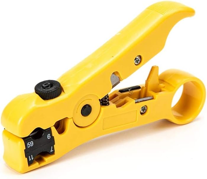 Wire Stripping Tool for Coax and Data Cable Cable Stripper for UTP Cat5 Cat6 Cable Stripper