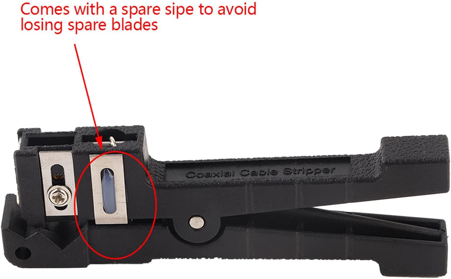 Optical Fiber Strippers, Horizontal Coaxial Cable Stripping Knife, Cable Cutter Hand Stripper Tool, 4.8mm-7.9mm Peeling Diameter, 45-165 Model, for Fiber Optic Cable Construction - Image 6
