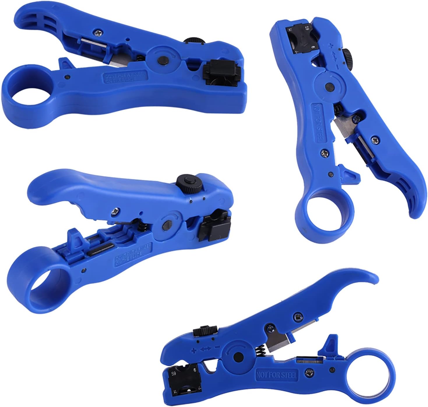 Aramox Professional Coaxial Cable Cutter Adjustable Stripping Vane/Wing for RG59 RG6 RG7 RG11 Wire, Portable Cabling Tool for Contractors and Technicians - Image 7