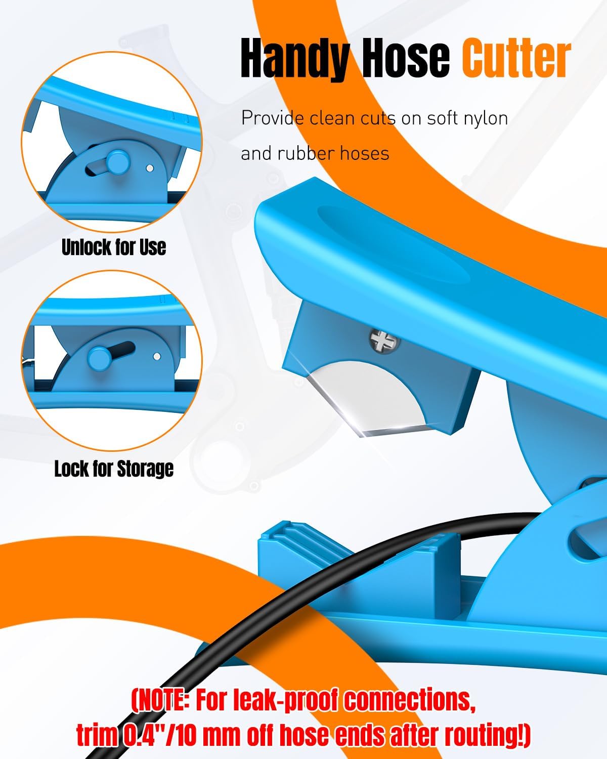 Pawfly Bike Internal Cable Routing Tool Kit with Hydraulic Hose Cutter, Compatible with 4-5.5mm Cable Housing, Hydraulic Hoses, Di2 E-Tubes & SD300 Cables, Bicycle Internal Cable Routing Tool Kit - Image 4