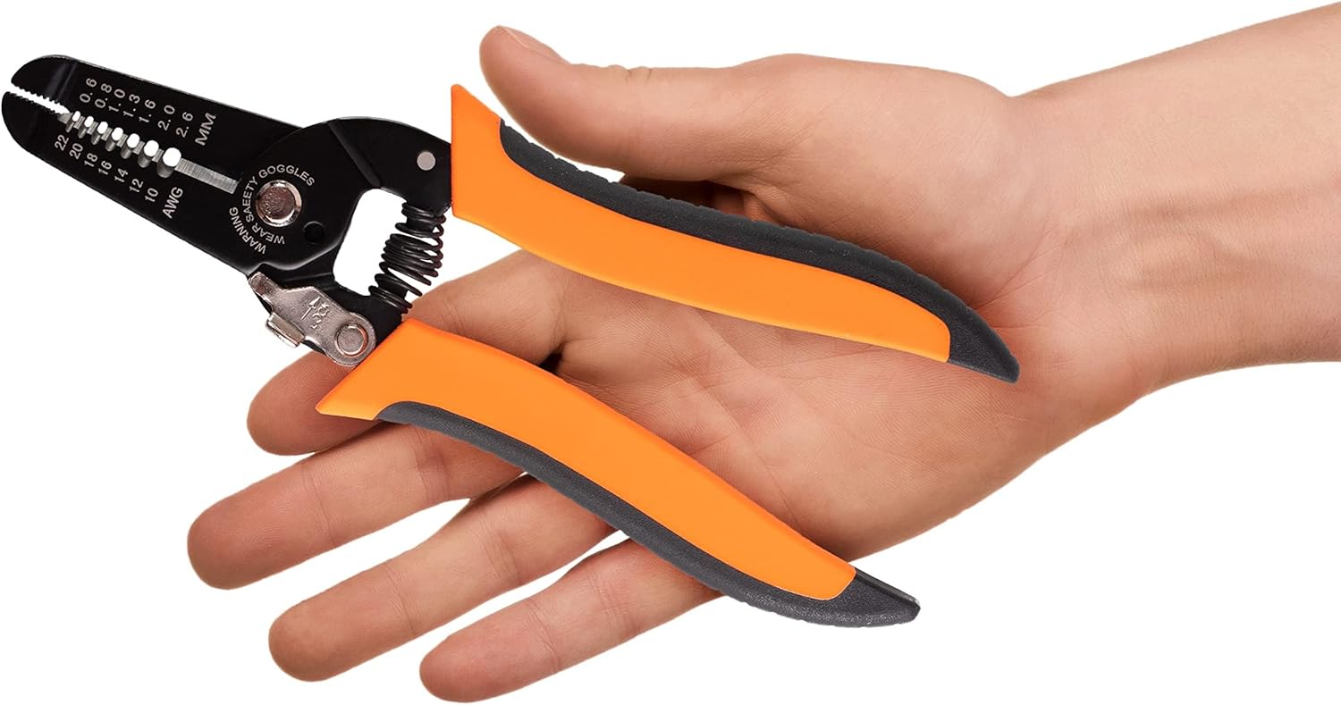 Wirefy Wire Stripper and Cutter - Wire Stripping Tool for Solid and Stranded Wires 22-10 AWG - Image 5