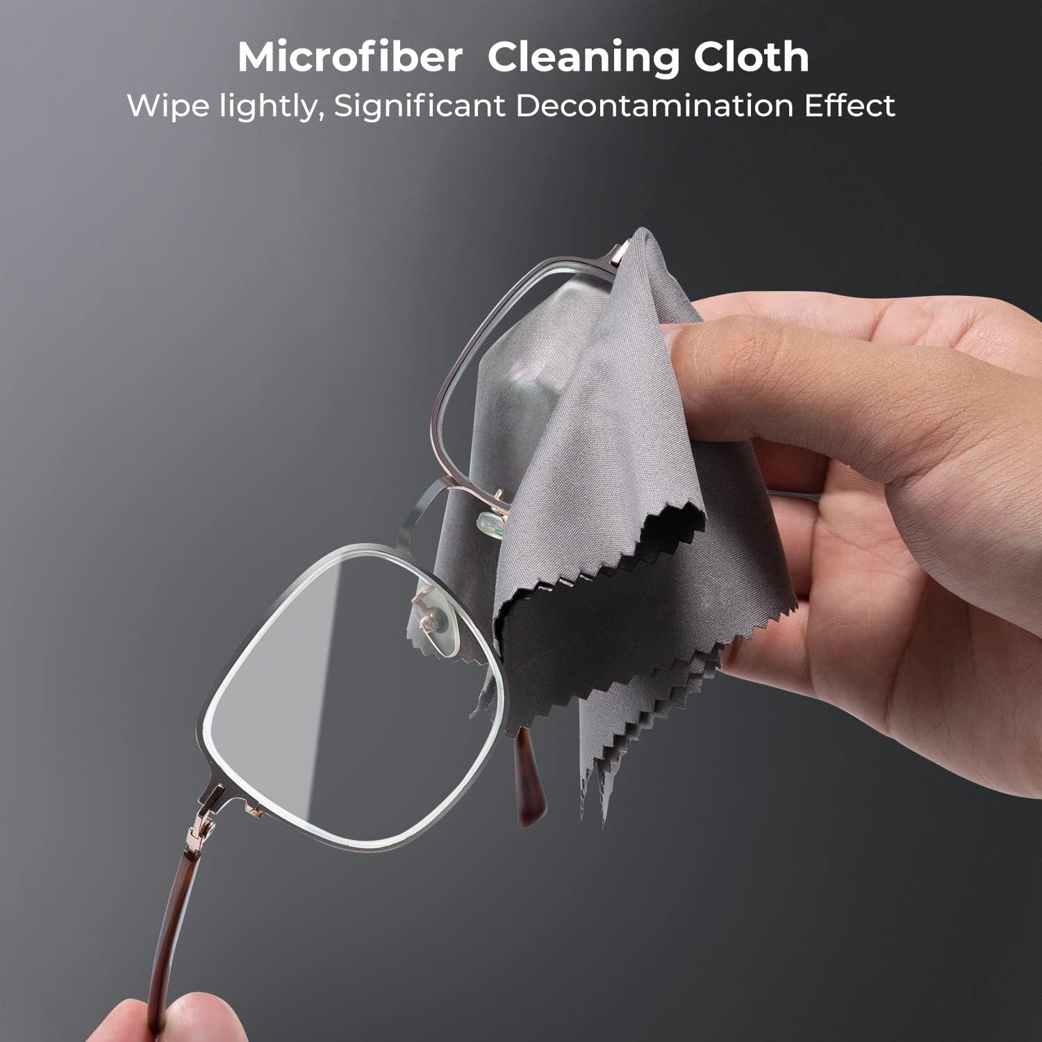 K&F CONCEPT Premium Microfiber Cleaning Cloths, Lens Cleaning Cloth for Camera Lenses, Eyeglasses, Screens, Cameras, Tablets -Washable,10 Pack,6 x 7 inches (15 x 18 cm) - Image 3