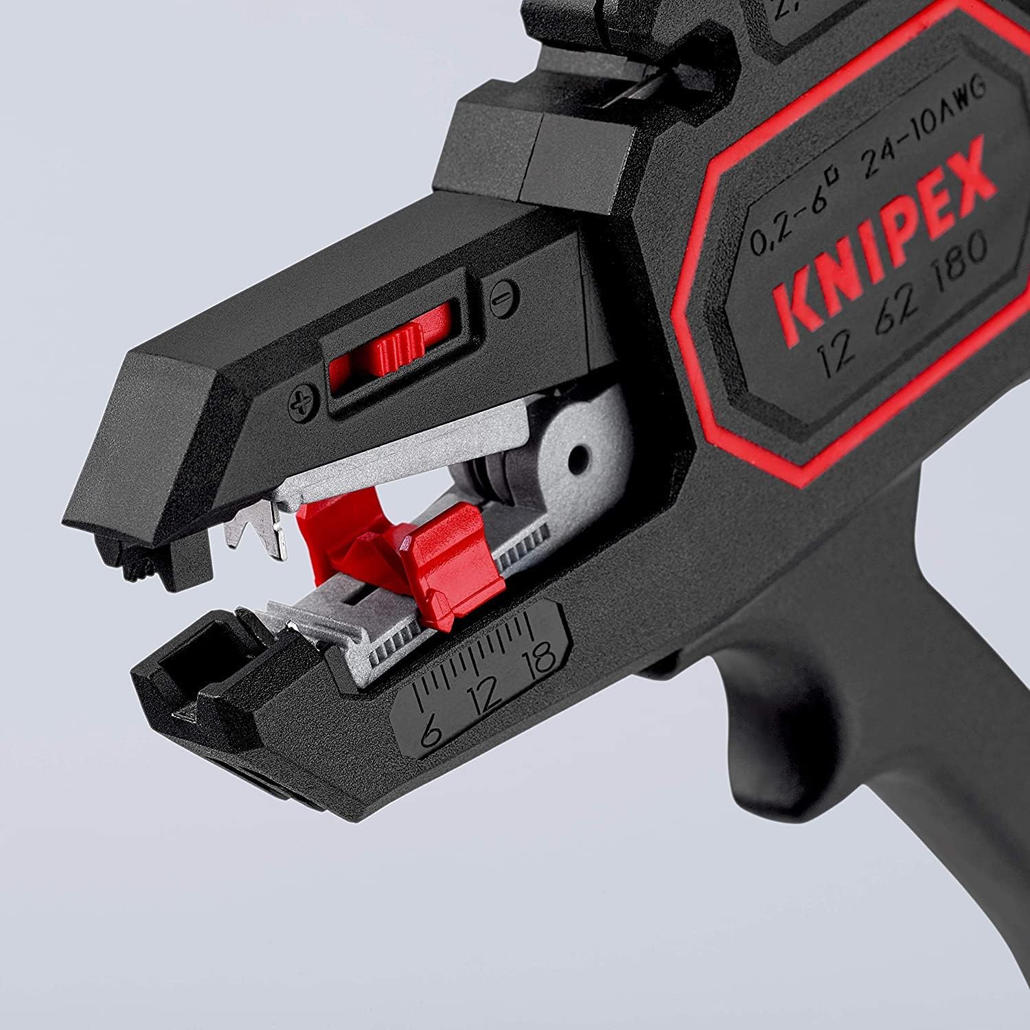 KNIPEX Automatic Insulation Stripper, 0.2-6 mm², with Fine Adjustment, Adjustable Length Stop, Wire Stripper, Wire Stripping Tool, 12 62 180 - Image 13