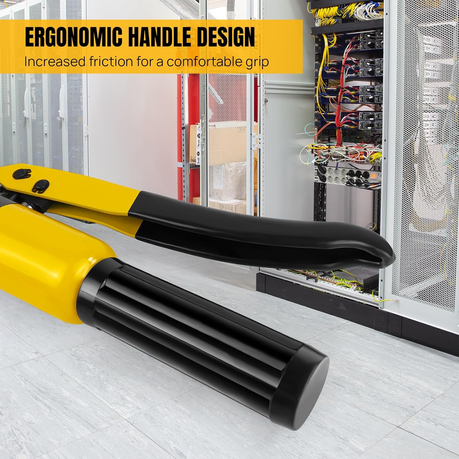 Hydraulic Crimping Tool with 9 Dies, 4-70mm² Range for Cable Lugs, Hand Operated Crimper for Copper and Aluminum Battery Terminals - Image 8