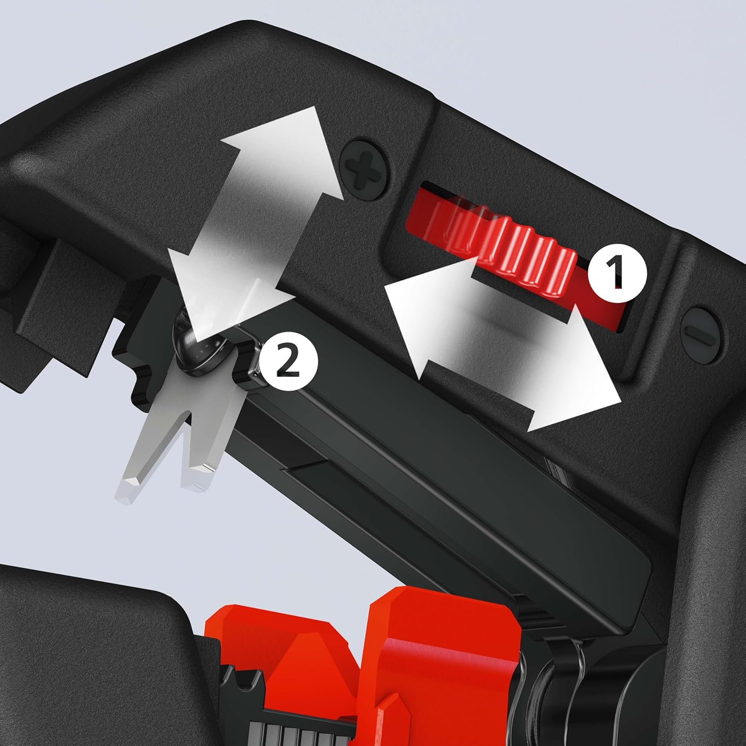 KNIPEX Automatic Insulation Stripper, 0.2-6 mm², with Fine Adjustment, Adjustable Length Stop, Wire Stripper, Wire Stripping Tool, 12 62 180 - Image 3