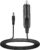 12V 5A Car Cigarette Lighter Power Supply Adapter Male Plug 12V Extension Lead Cable to DC 5.5×2.1mm with LED for Car Rear View CCTV Monitors Motor Device Camera 1.5M/5FT Black