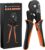 0.08-16mm² Ferrule Crimping Tools, Lytool Hexagonal Bootlace Ferrule Crimping Tool Self-Adjustable Ratchet Crimping Pliers Wire Crimping Tool