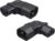 2PCS IEC C14 to C13 Right Angle Power Adapter, 90 Degree Right-Side Plug for Efficient Cable Routing in Server Racks & PC Setups(2PCS IEC320 C14 to C13 – Right bend)