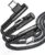 AINOPE USB C Charging Cable (3-Pack, 3.3ft/6.6ft/10ft) 3.1A Fast Charging Right Angle USB Type C Cable, Durable Nylon Braided USB C Cord Compatible Galaxy S21 S20 S10 Plus, Note 20 10 9, LG V20,G6