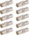 10 PCS BNC Female to Female Coupler Connector Adapter – Nickel-Plated Brass, In-Line Adapter for CCTV Security Camera, Video SDI/BNC Cable Extension, Signal Joiner (Silver)