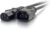 C2G 88504 3 Metre 16 AWG Computer Extension Cord (IEC320C13 to IEC320C14) 9 Foot Kettle Lead/Power Cable, black