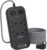 Black Extension Lead, Extension Cable with 4 Way Outlets 4 USB Slots(1 USB C), Surge Protected Extension Cord with Double Switches, Plug Extension Socket 1.8M for Home Office Travel Accessories