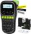 H1100 Label Maker, Handheld Backlit Label Maker Machine, with Waterproof White Tape(12mm), Replacement for Brother Label Printer, QWERTY Keyboard & 3 Cable Modes, For Home & Office