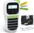 H1100 Label Maker Machine, Handheld Waterproof Label Printer, with Laminated White Tape(12 mm), QWERTY Keyboard & Backlit LCD, Replacement for Brother/Dymo, for Home & Office Organisation
