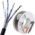 kenable External SHIELDED CAT6A Outdoor Use COPPER Ethernet Cable S/FTP Reel 50m Black [50 metres]