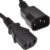 kenable Power Extension Cable IEC Male to Female UPS Lead C14 to C13 1m Black [1 metres]