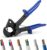 Ratchet Cutter, HS325A Heavy Duty Ratchet Cable Cutters, Aluminum Copper Cable Cutter Cut up to 240mm²,Ratcheting Wire Cutter with Ergonomic Finger Handle and Safety Lock