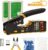 RJ45 Crimp Tool Kit Pass Through 3-in-1 Crimper Ethernet Crimping Set Stripper Cutter for 8P Cat5 Cat6 6P RJ11/12 Telephone Connectors with Cable Tester, 50 RJ45 Plugs & Boots