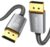 Silkland VESA Certified DisplayPort Cable 1.4 2M, DP Cable Support 8K@60Hz, 4K@144Hz, 2K@240Hz, HBR3 32.4Gbps, HDR, DSC 1.2, G-Sync & Free-Sync, Display Port 1.4 for Gaming Monitor, Graphics Card