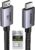 UGREEN 8K HDMI 2.1 Cable 48Gbps 6.6FT, Certified Ultra High Speed HDMI Cord Aluminum, 4K@240Hz 120Hz 10K 8K@60Hz, HDCP 2.2&2.3, eARC HDR 10 Dolby Compatible with PS5/Blu-ray/Roku TV/Switch 2/Mac mini