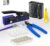 VCELINK Upgraded RJ45 Crimping Tool Kit for CAT7/6A/6/5E/5 with a Pass Through Ethernet Crimper,50 Cat6 RJ45 Connectors & Strain Relief Boots, Cable Tester, Wire Stripper and Cutter