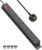 7 Way Extension Lead Power Strip with Surge Protection, 19 inch Rack Mount Power Strip, Wall Mount Power Socket with Metal Housing, 1,8M Cable